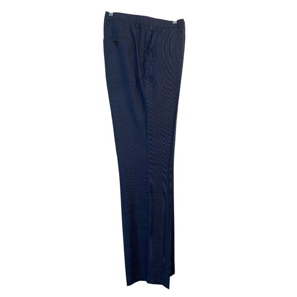 Hugo Boss Genius 2 Mens Slim Fit Stretch Wool Dress Pants 38 x 33.5 Blue RR10728 - Picture 2 of 14